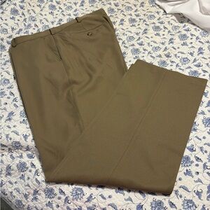 Izod Men's Olive Dress Pants Trousers Size 38/32